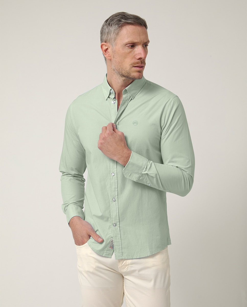 Imagem 0 de Camisa de Manga Comprida com Logótipo Bordado