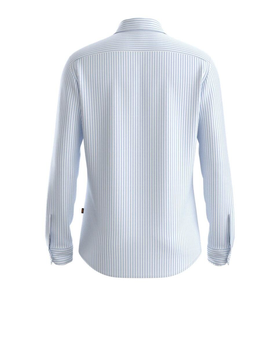 Camisa manga larga de hombre - Boss - Azul Azul-2