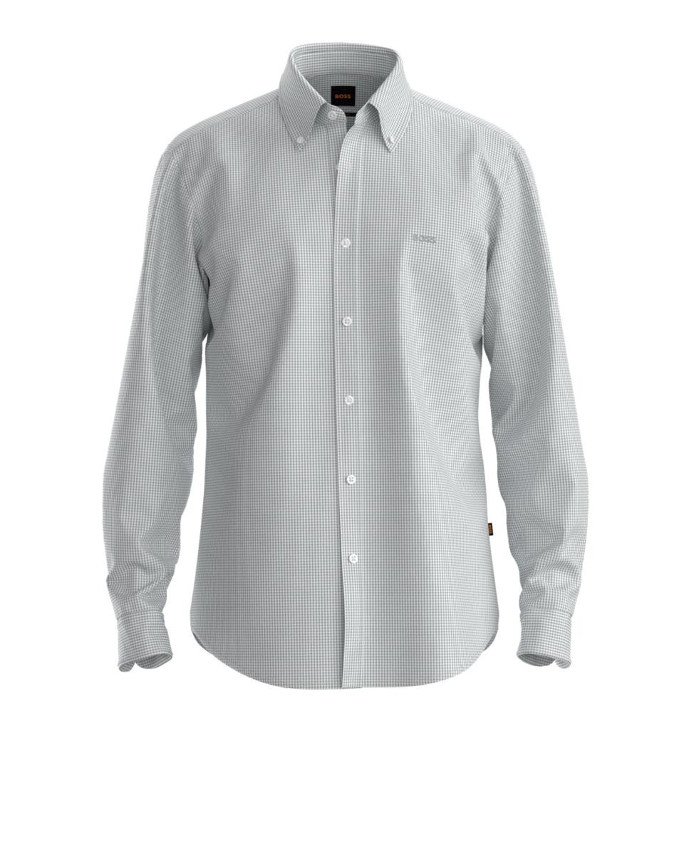 Camisa manga larga de hombre - Boss - Blanco Blanco-1