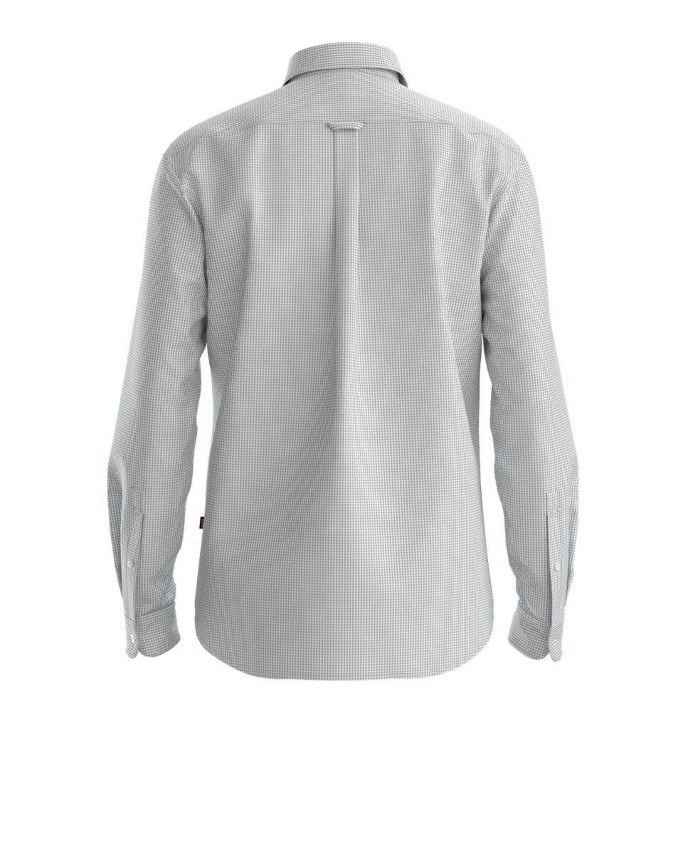 Camisa manga larga de hombre - Boss - Blanco Blanco-2