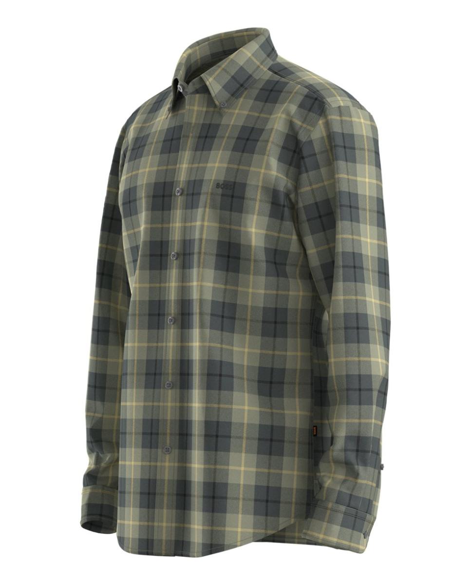Camisa de hombre - Boss - Verde claro Verde claro-3