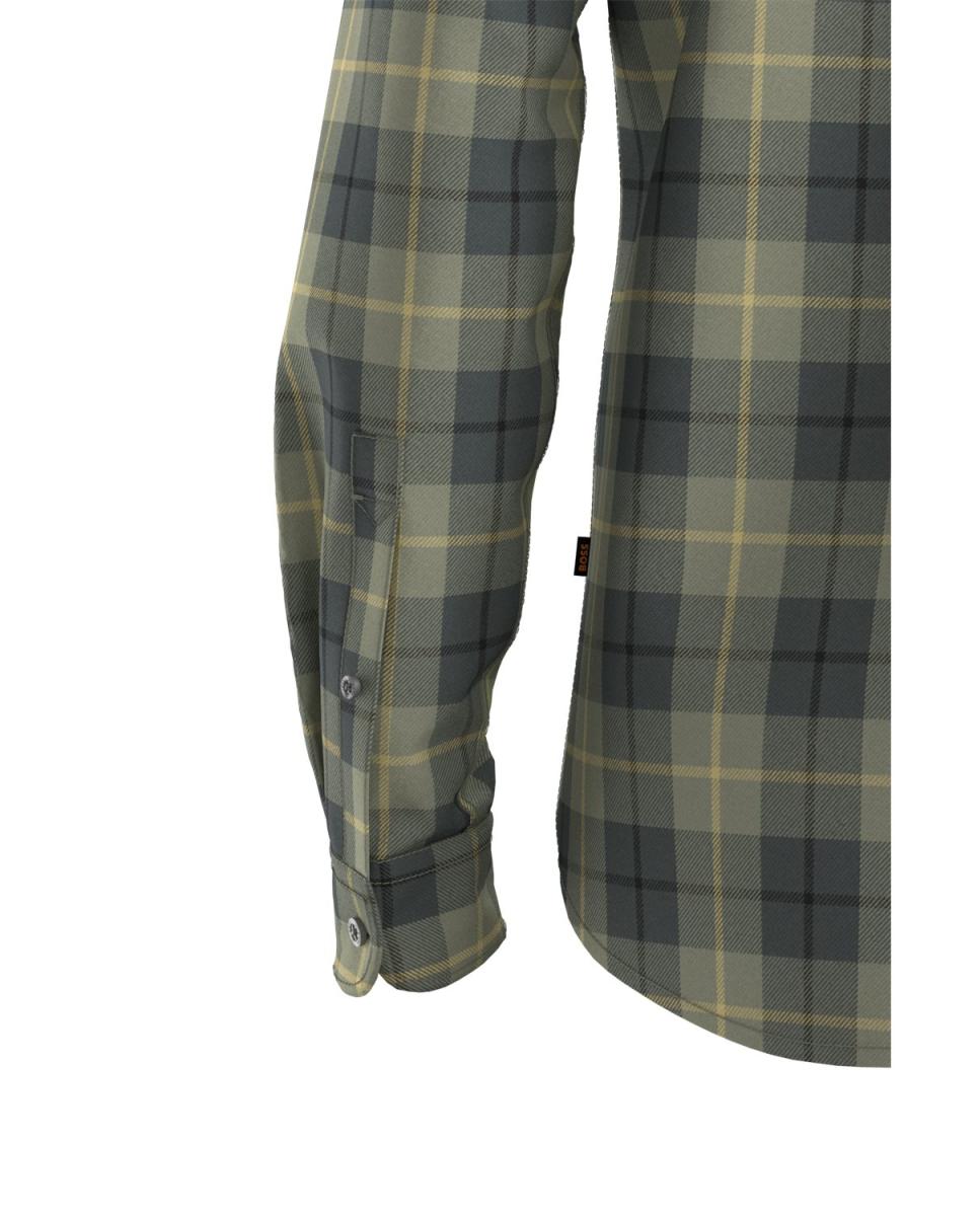 Camisa de hombre - Boss - Verde claro Verde claro-4