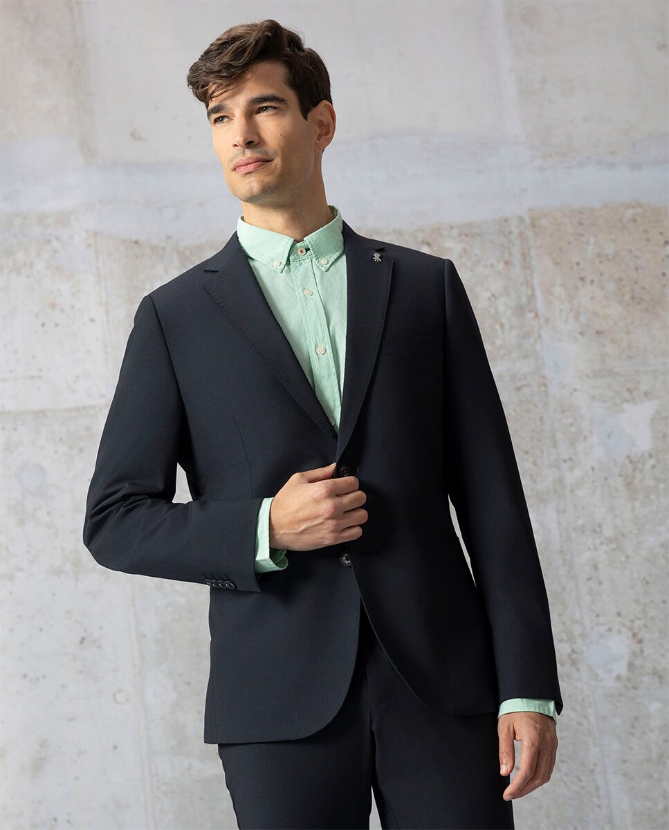 Blazer de homem Azul-marinho-6