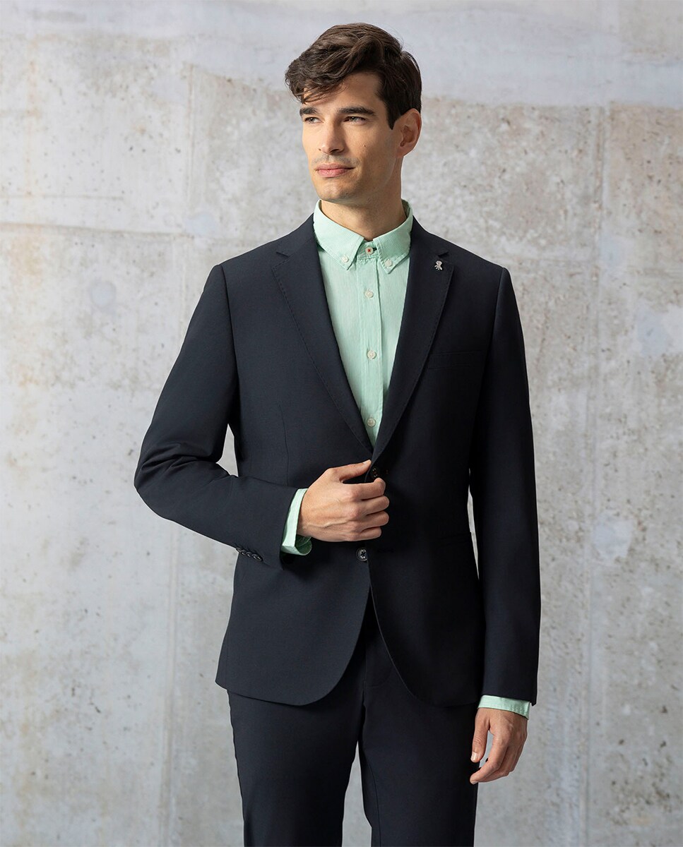 Blazer de homem Azul-marinho-7