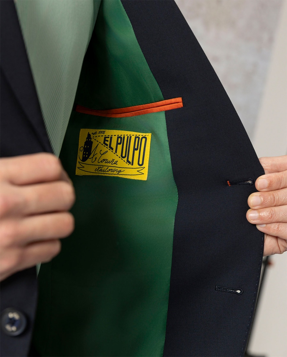 Blazer de homem Azul-marinho-8