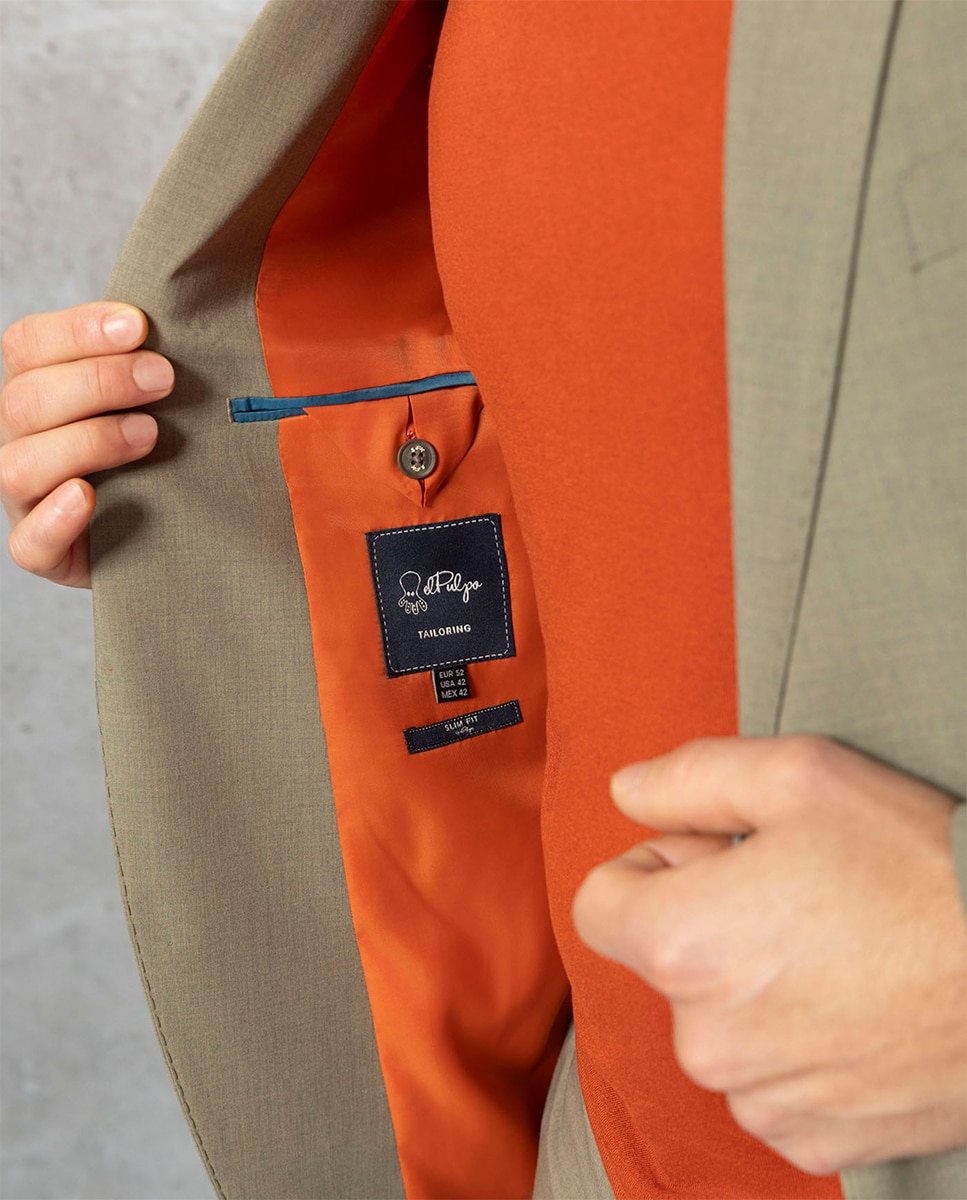 Blazer de homem Verde-5