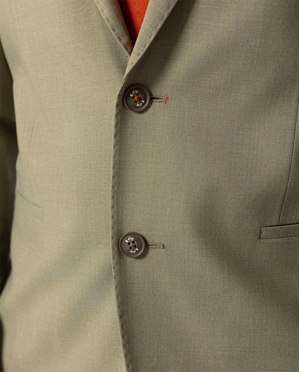 Blazer de homem Verde-10