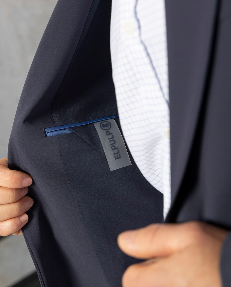 Blazer de homem Azul-marinho-5