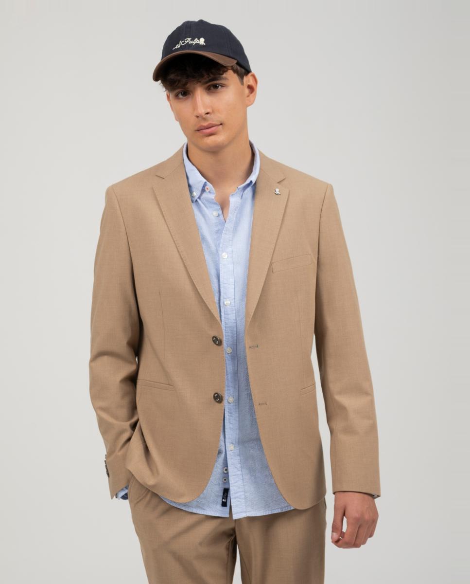 Imagen 0 de Americana hombre Camel