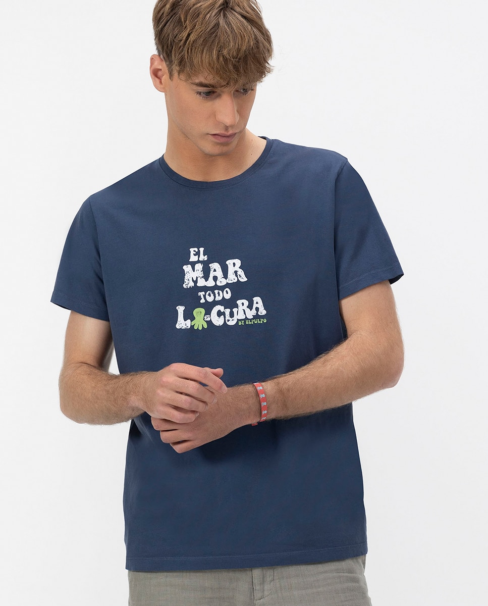 Imagem 0 de T-shirt com Manga Curta e Gola Redonda