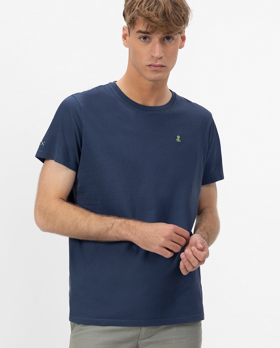 Imagem 0 de T-shirt com Manga Curta e Gola Redonda