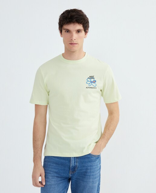 Imagen 0 de Camiseta de hombre de manga corta con logo en el costado