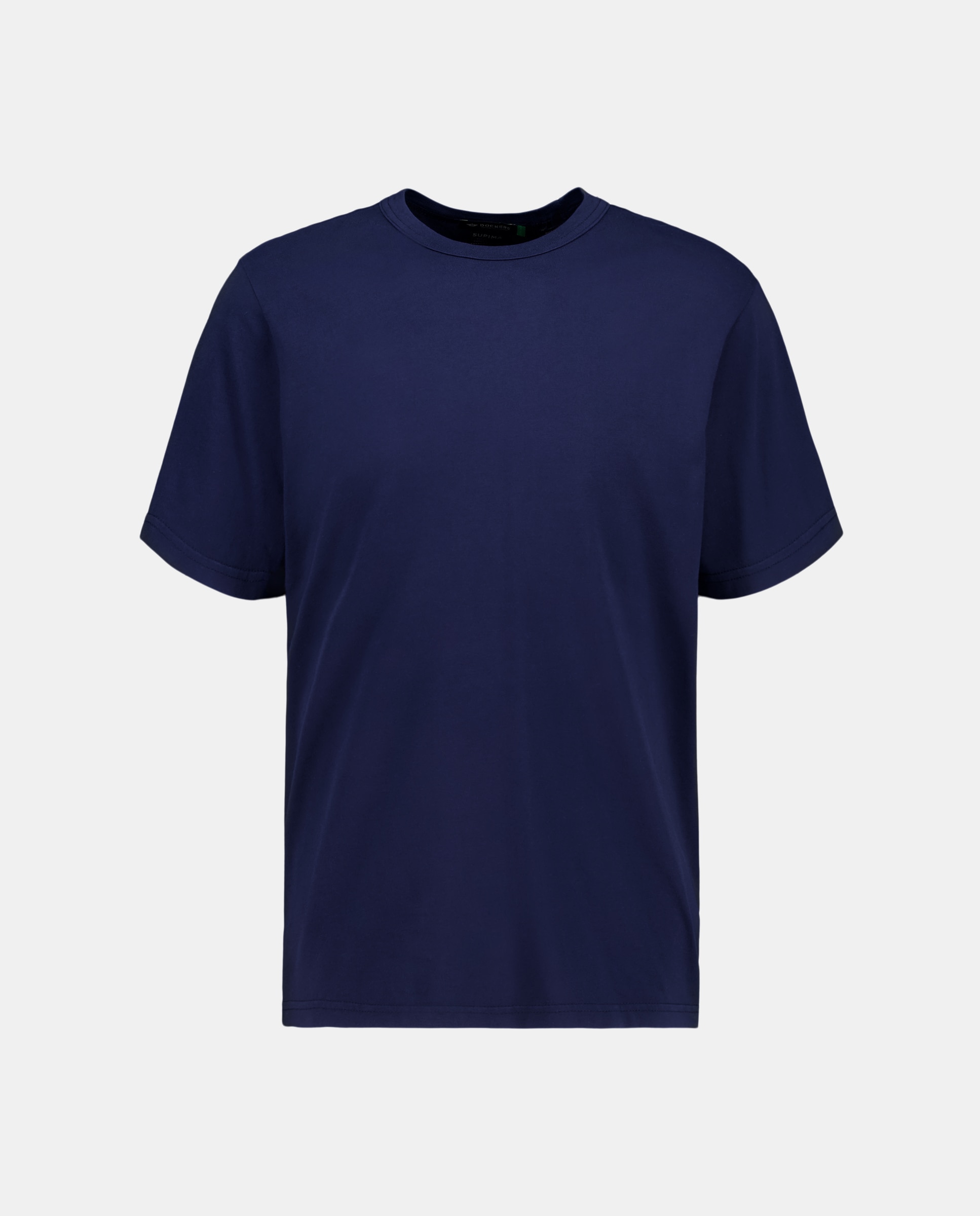 T-shirt Slim Fit de Manga Curta Azul-marinho-4