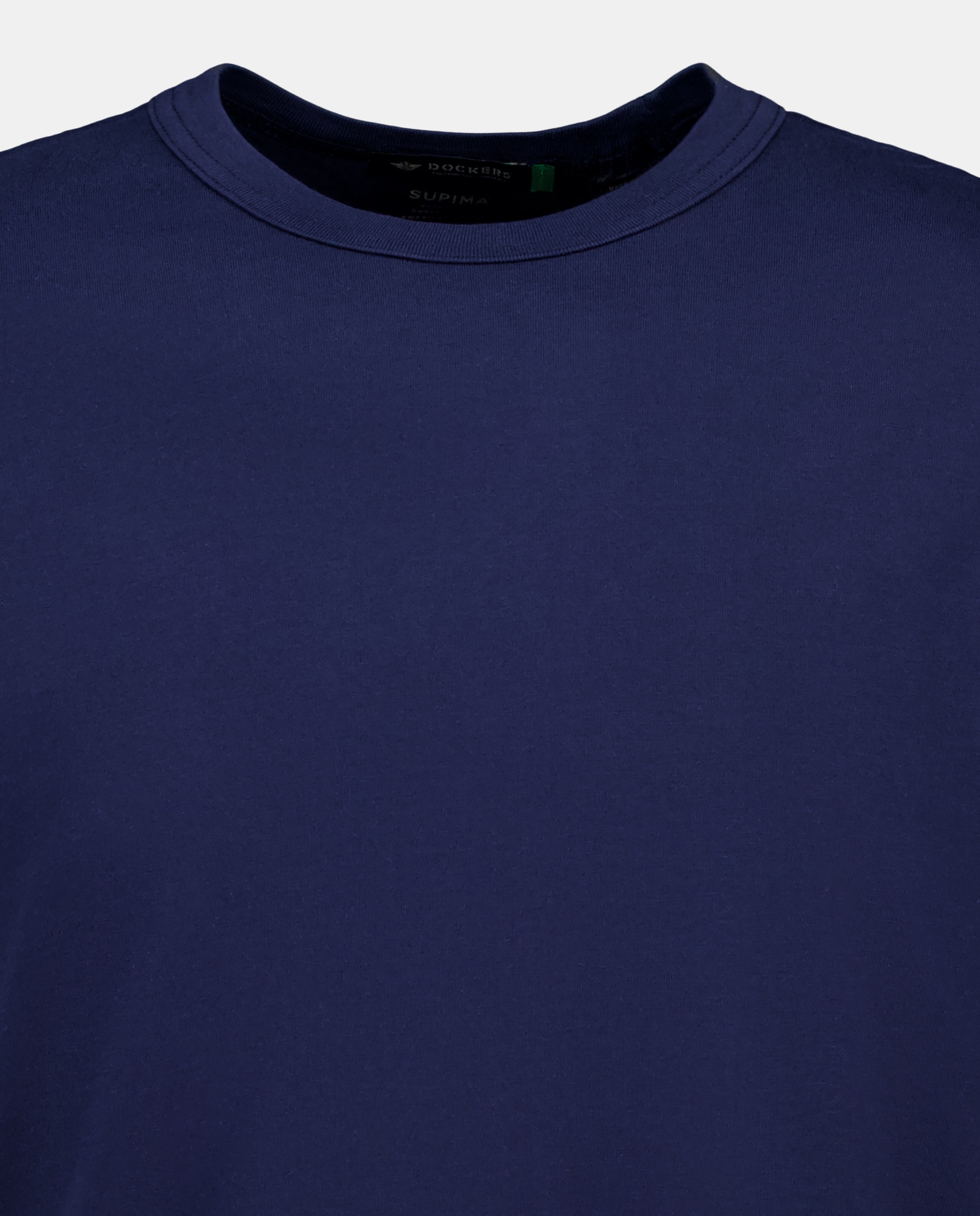 T-shirt Slim Fit de Manga Curta Azul-marinho-5