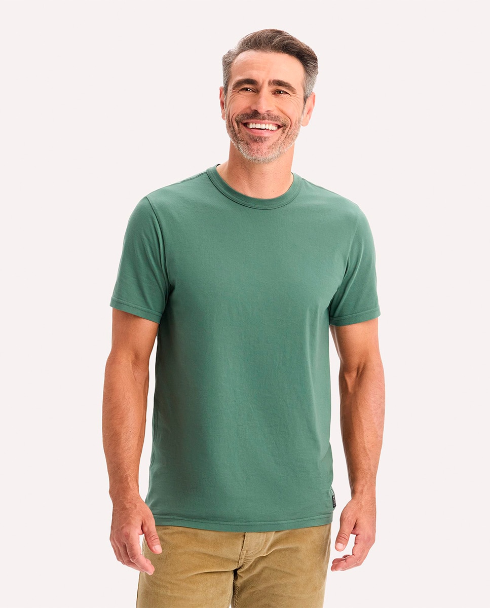 Imagem 0 de T-shirt com manga curta e decote redondo