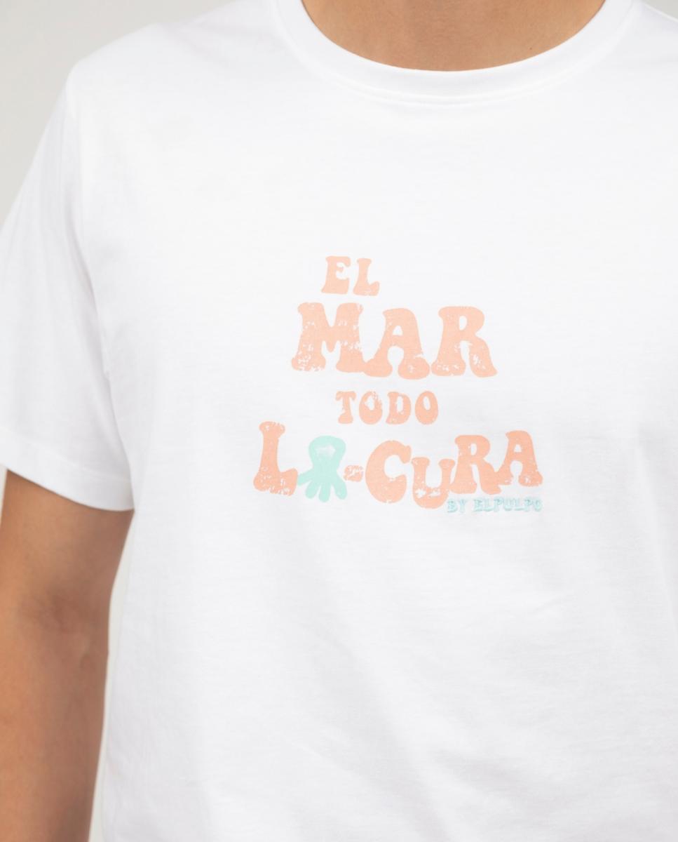 Camiseta hombre - El Pulpo - Blanco Blanco-3