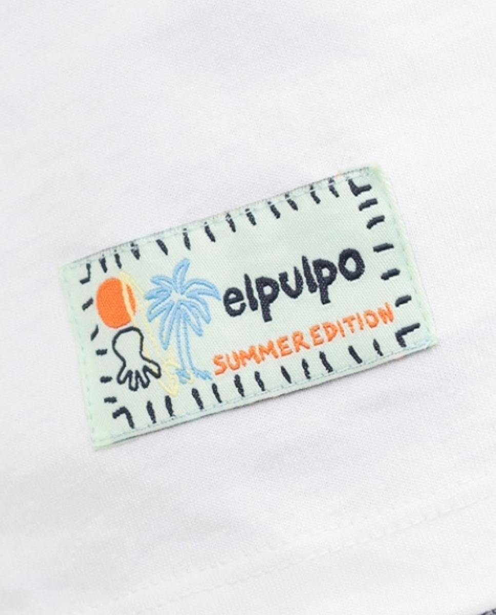 Camiseta hombre - El Pulpo - Blanco Blanco-5