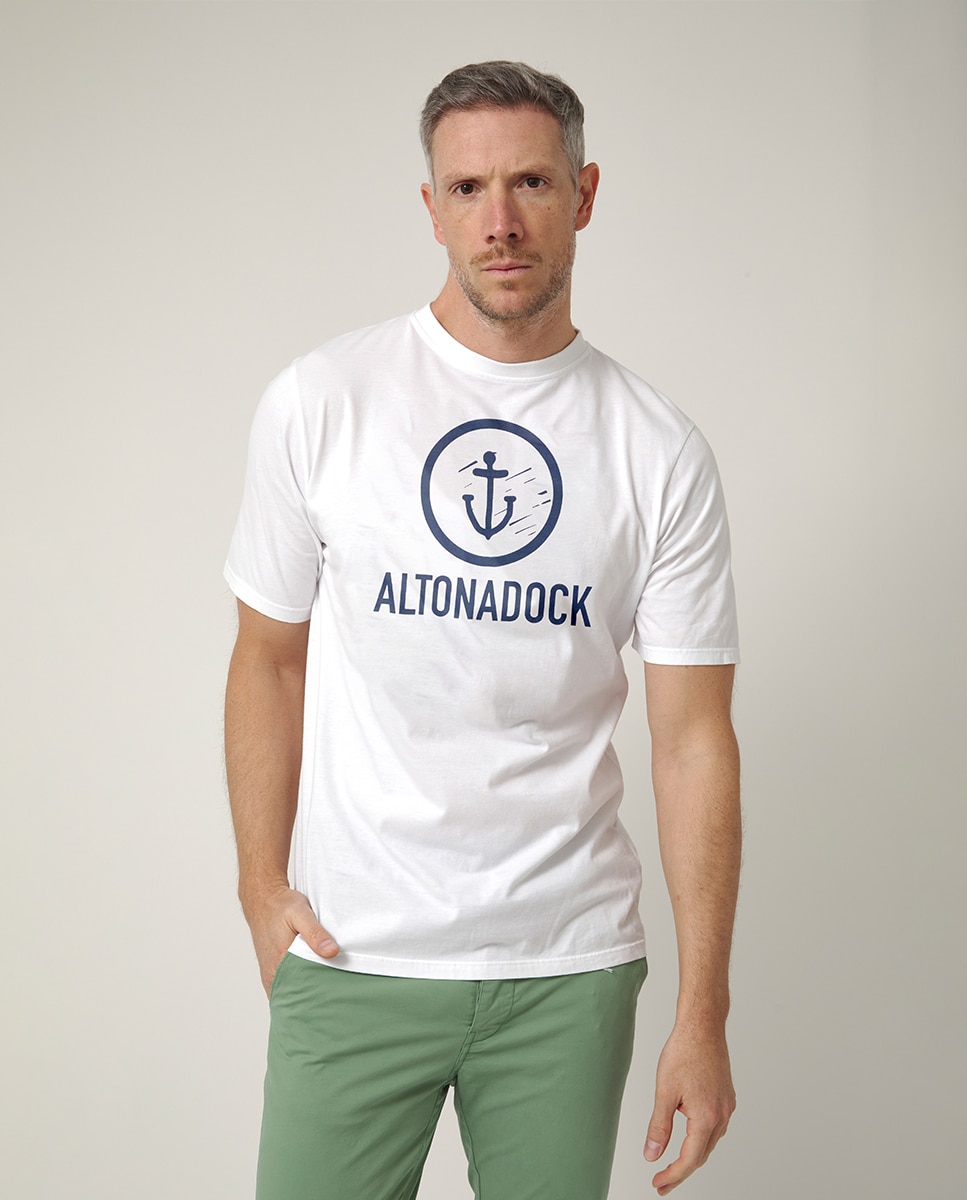 Imagem 0 de T-shirt de Manga Curta com Serigrafia