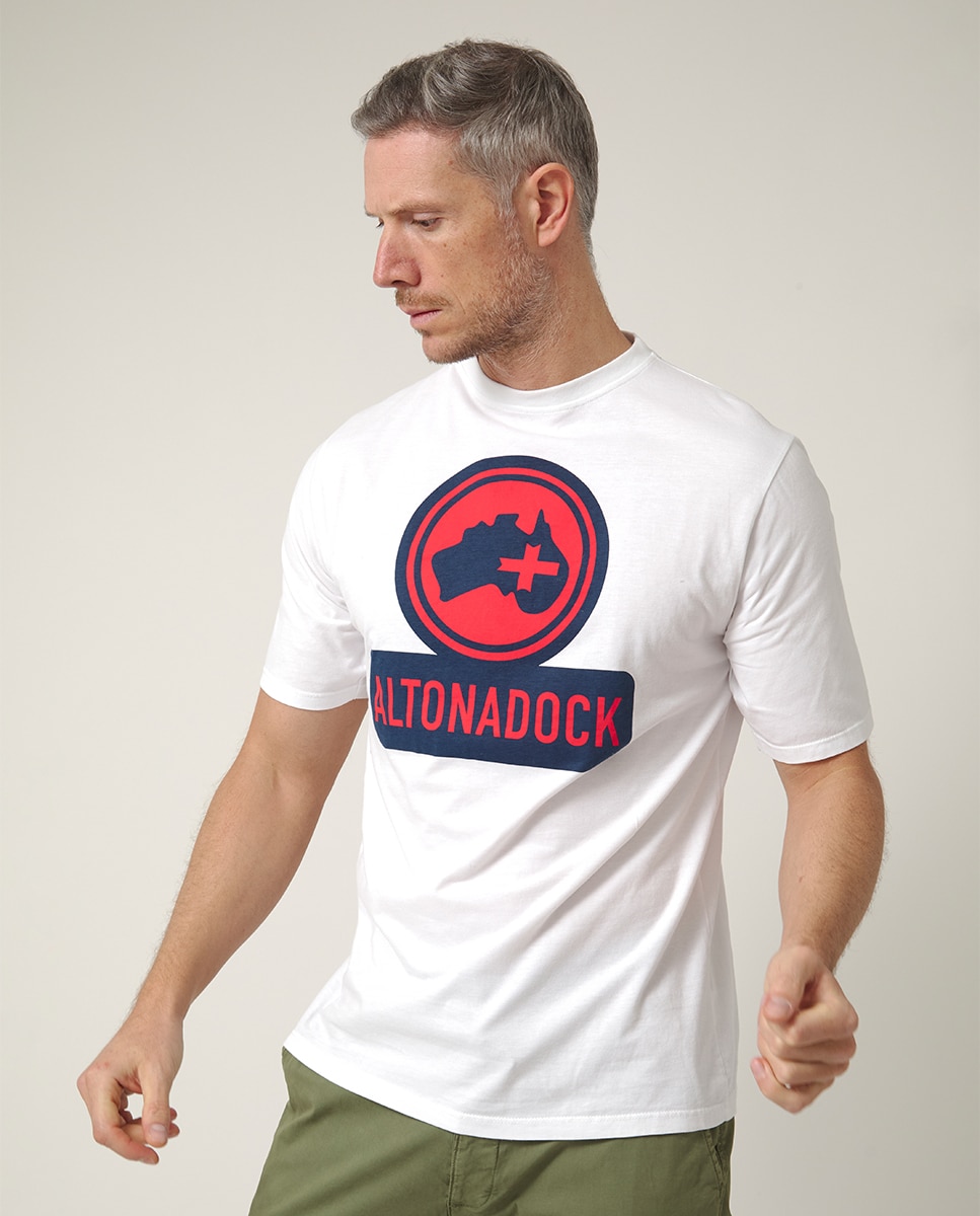 Imagem 0 de T-shirt de Manga Curta com Serigrafia