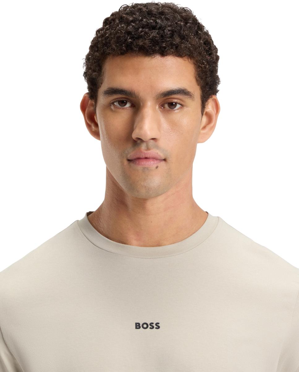 T-shirt com manga curta Bege-2