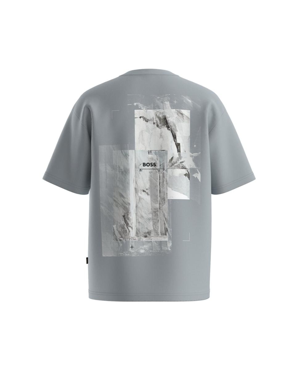 T-shirt com manga curta Cinzento-2