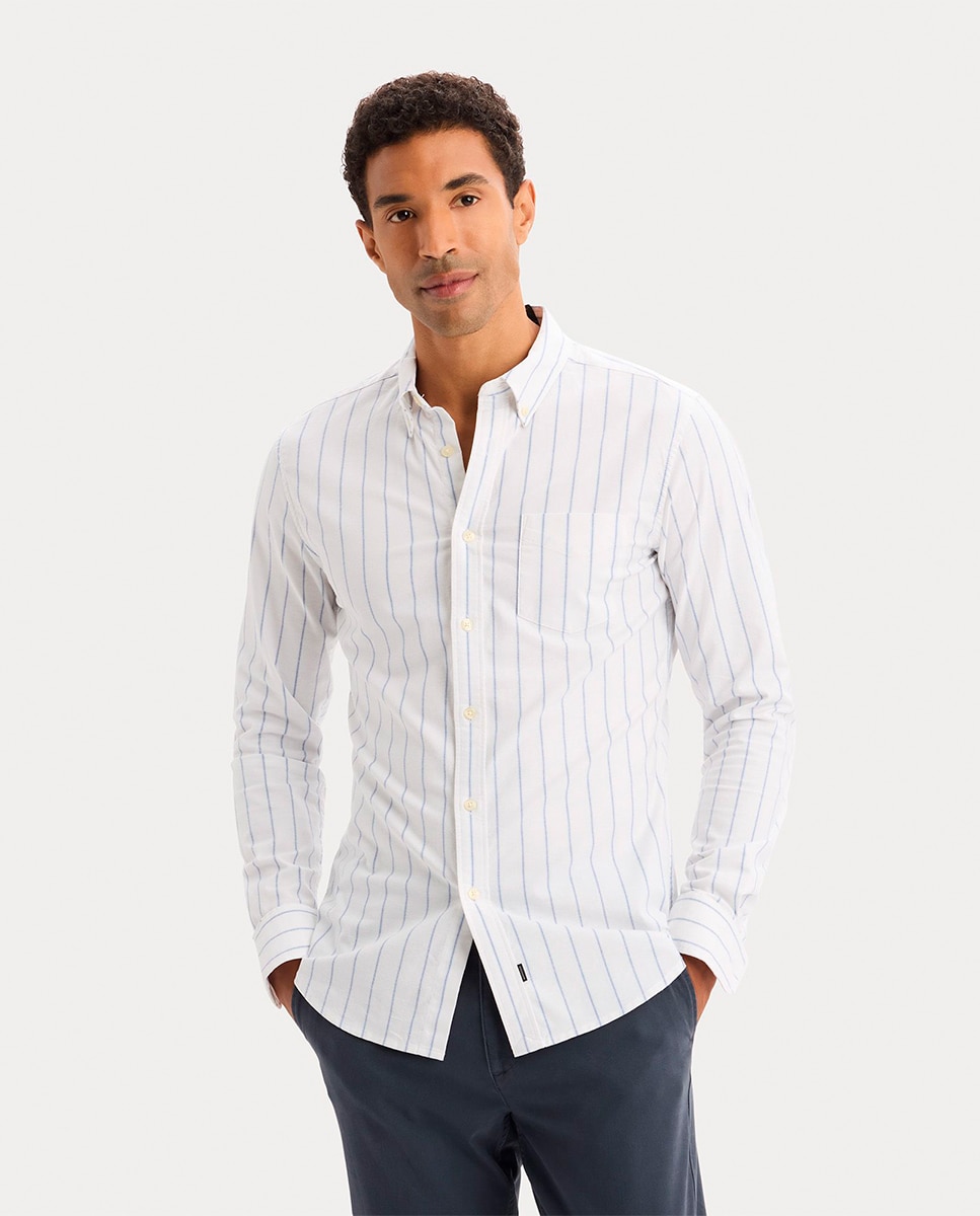 Imagem 0 de Camisa Oxford de Manga Comprida