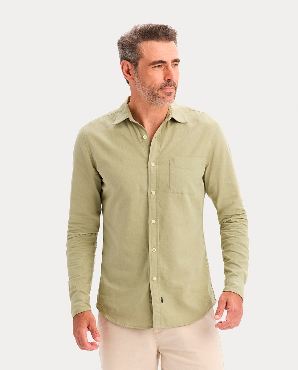 Imagem 0 de Camisa com Manga Comprida em Tecido Leve