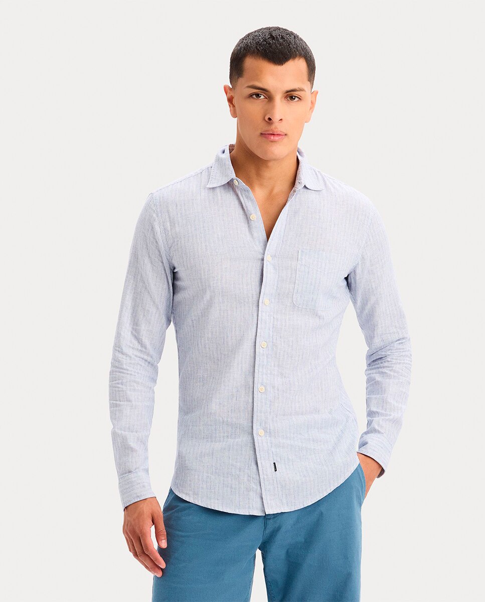 Imagem 0 de Camisa com Manga Comprida em Tecido Leve