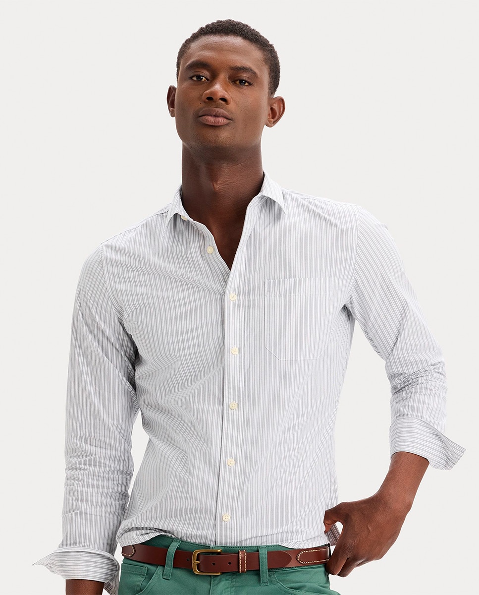 Camisa Elástica de Manga Comprida Multicolor-3