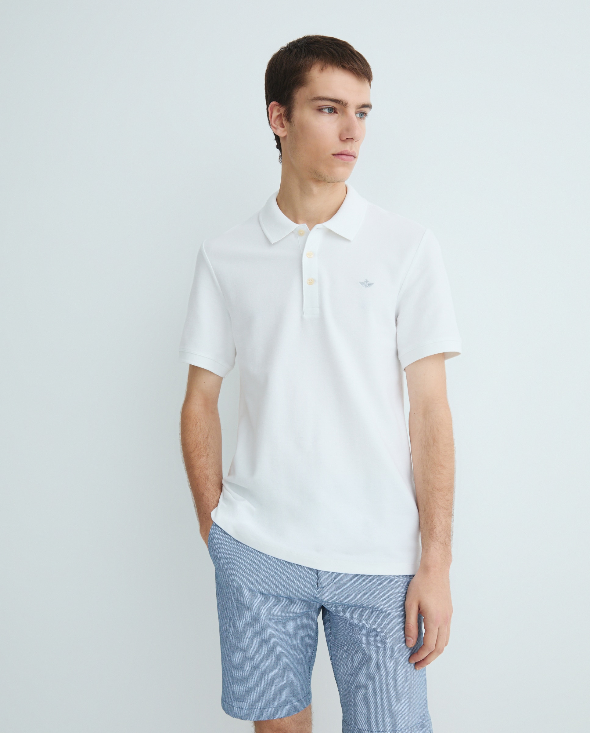 Imagem 0 de Polo Slim Fit com Manga Curta