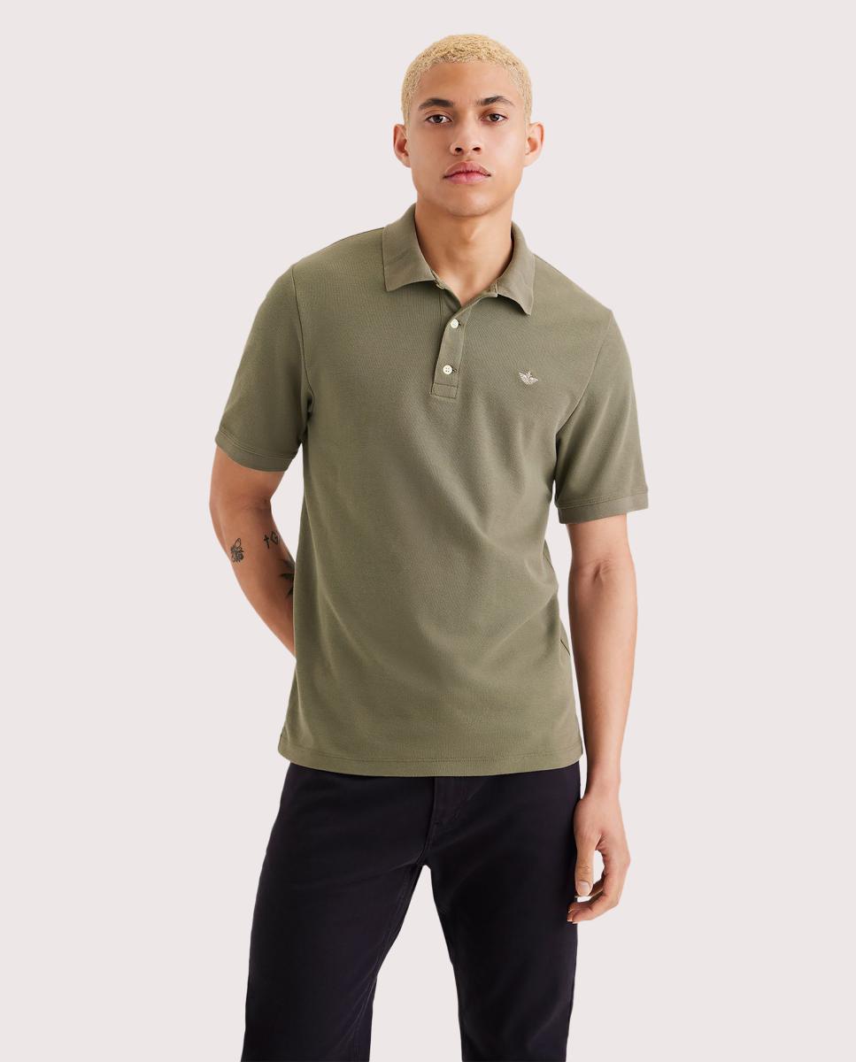 Imagem 0 de Polo Slim Fit de Manga Curta