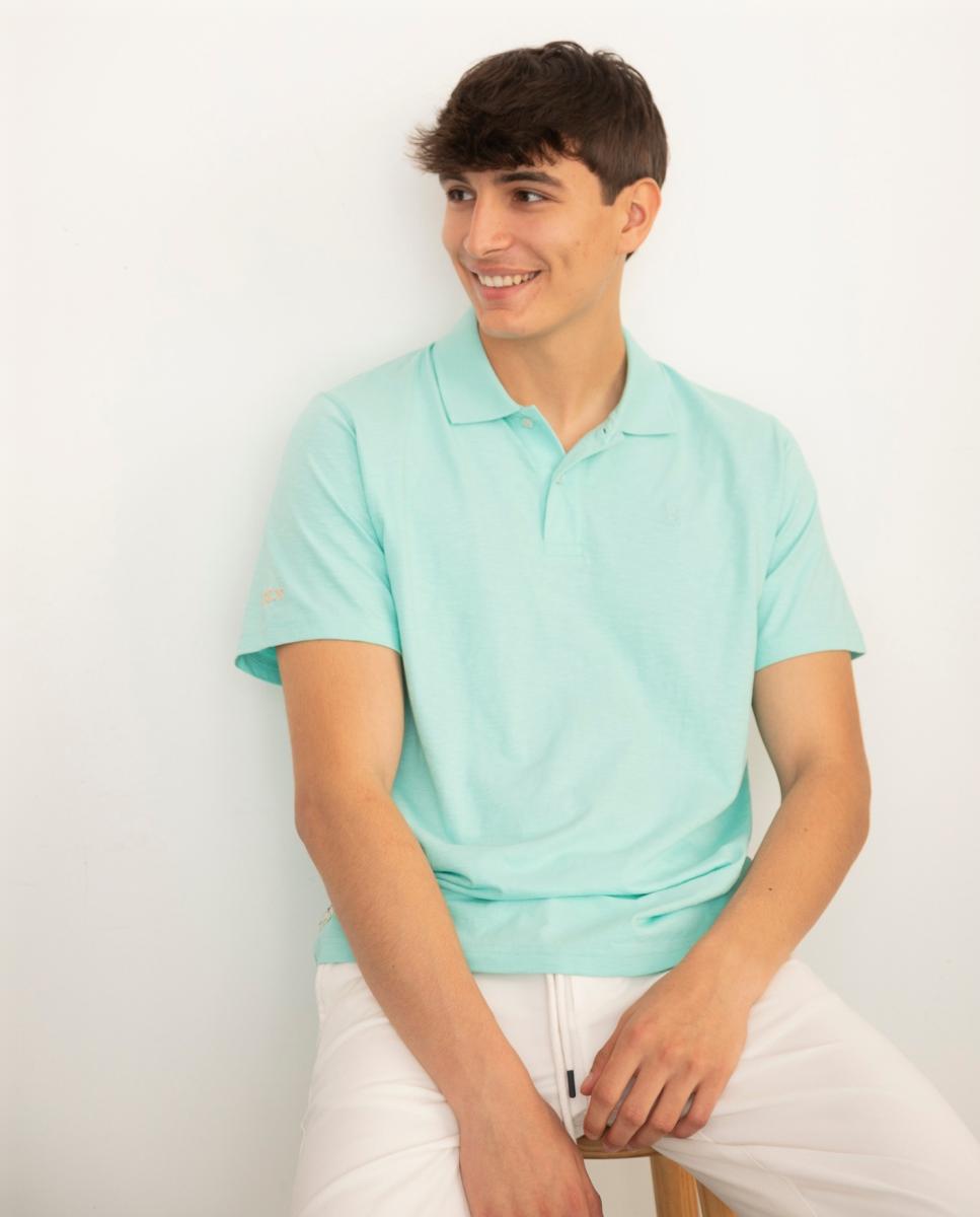 Imagen 0 de Polo hombre Verde Agua