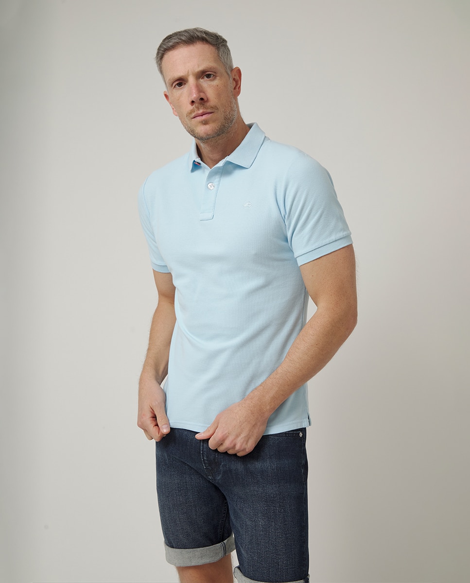 Imagem 0 de Polo de Manga Curta com Logótipo Bordado