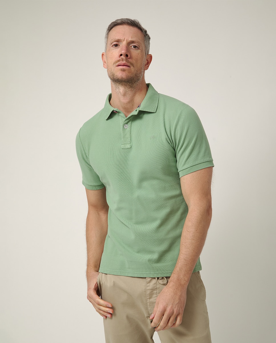 Imagem 0 de Polo de Manga Curta com Logótipo Bordado