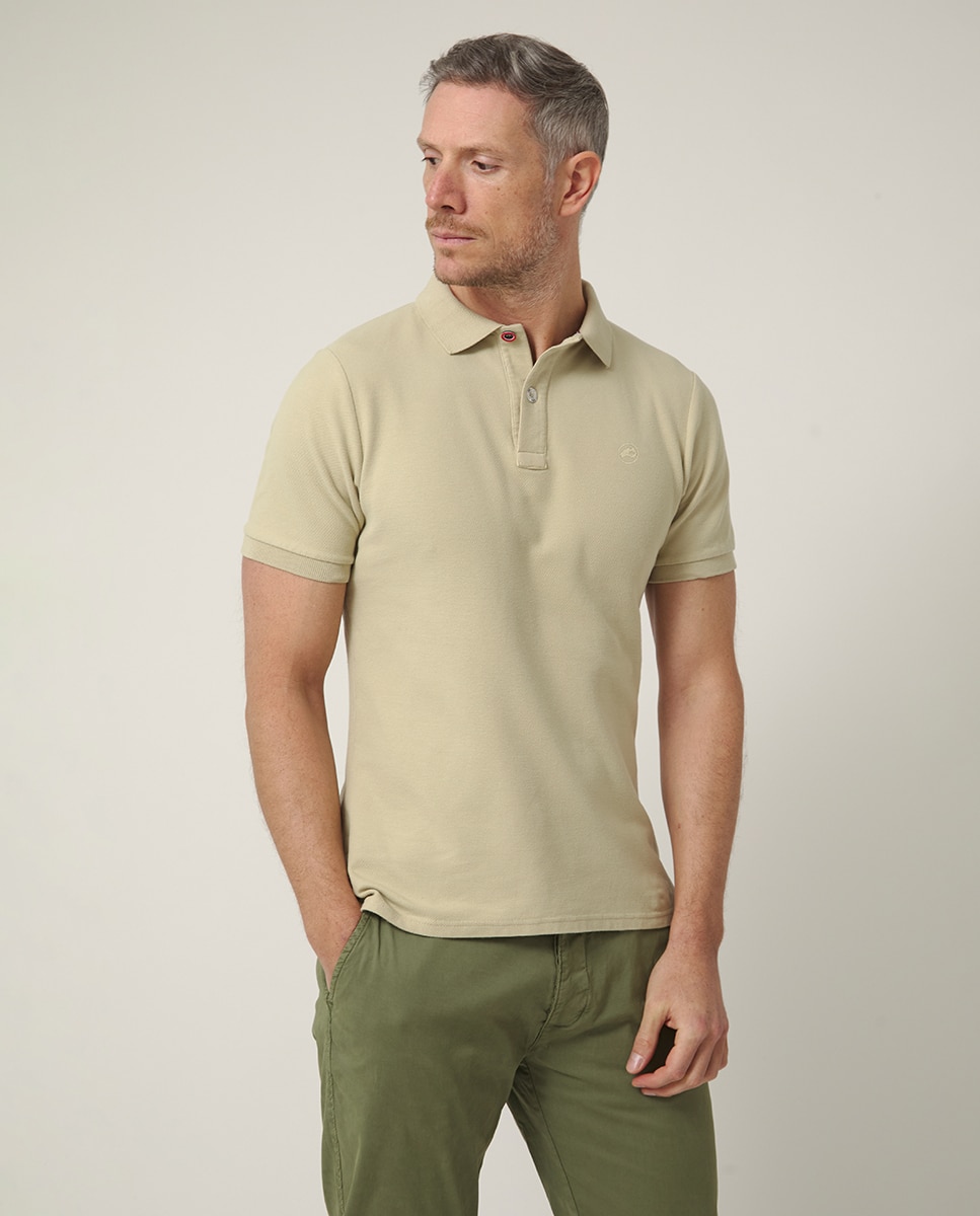 Imagem 0 de Polo de Manga Curta com Logótipo Bordado