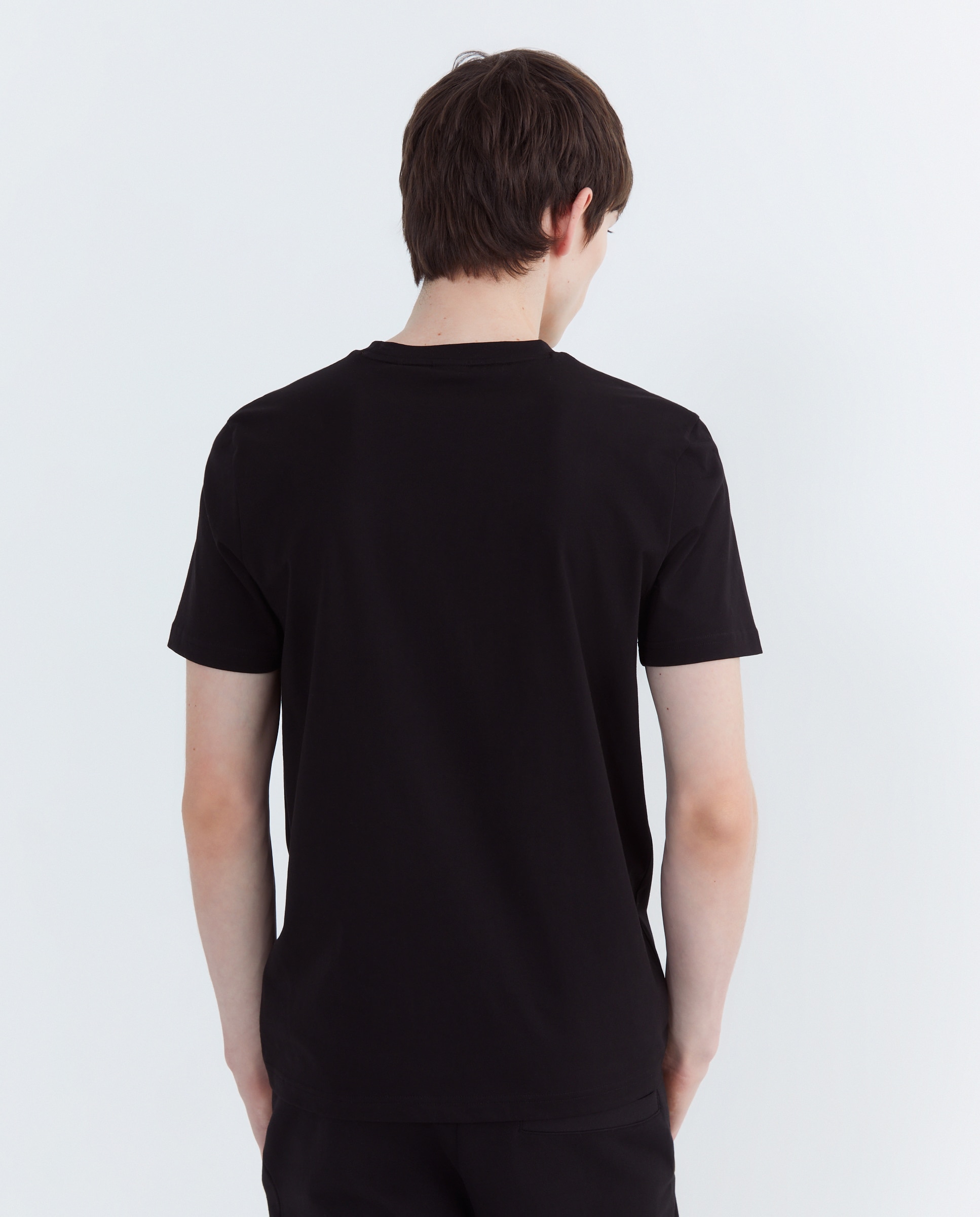 T-shirt de Manga Curta Preto-2