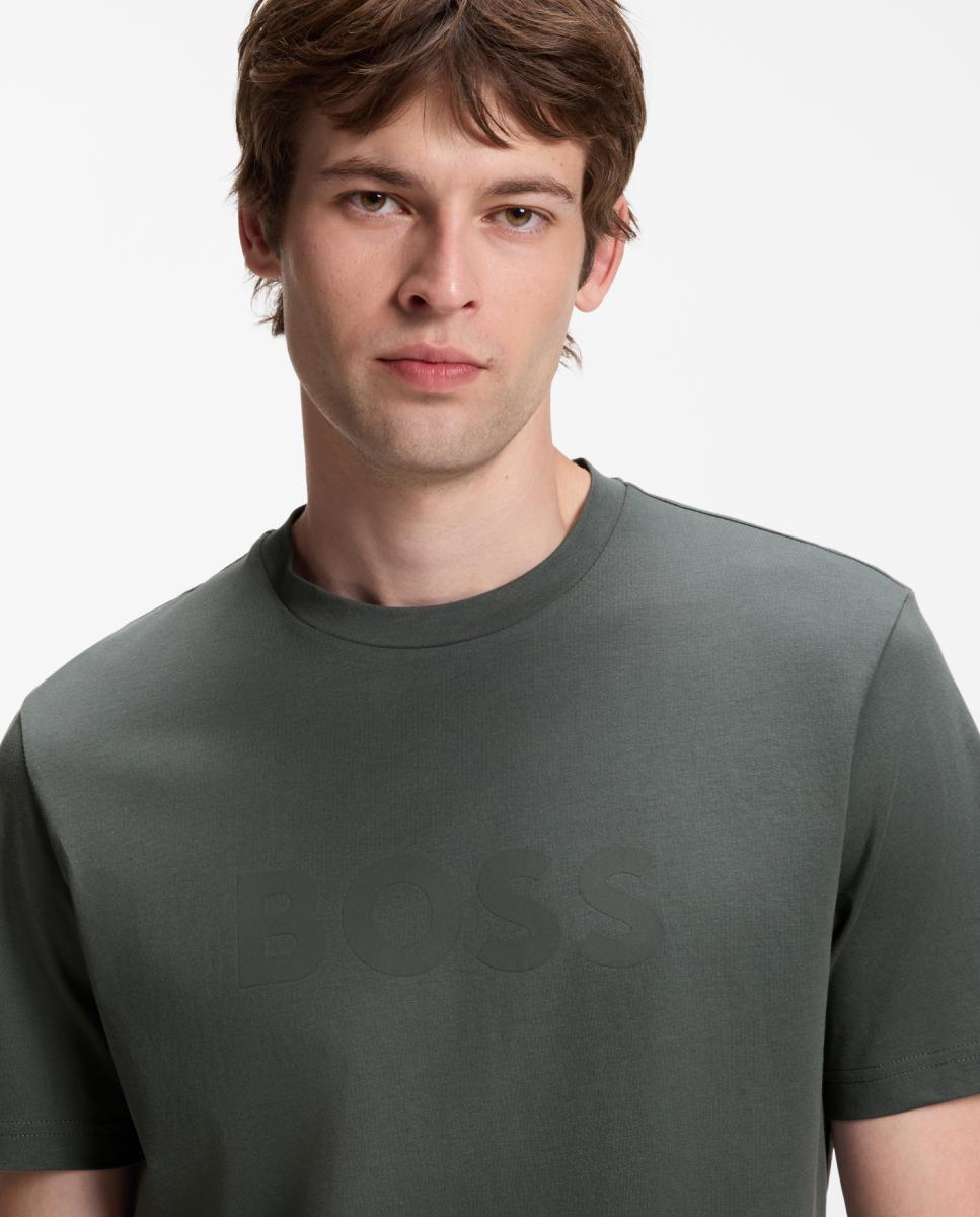 T-shirt de homem Verde-claro-2