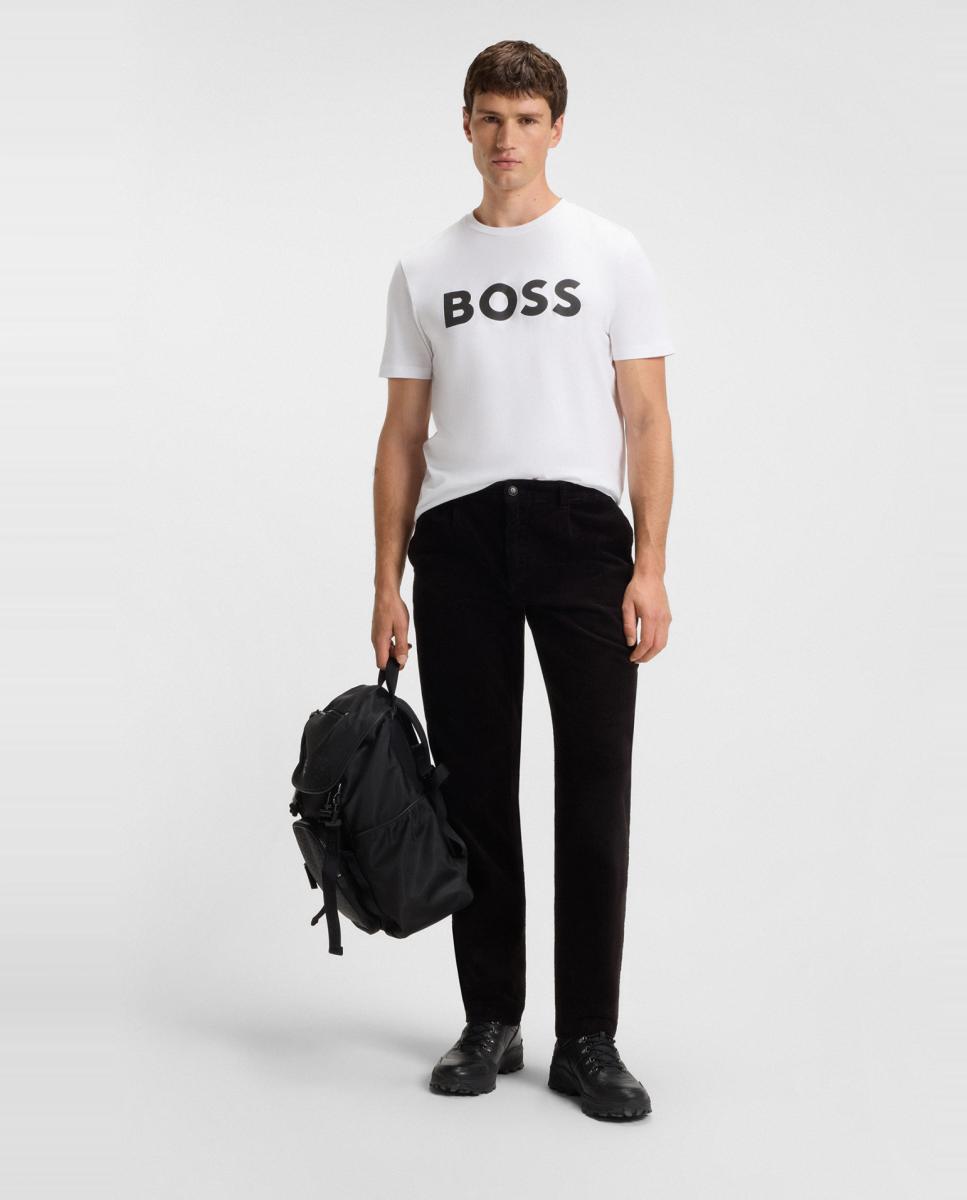 T-shirt com manga curta Branco-1