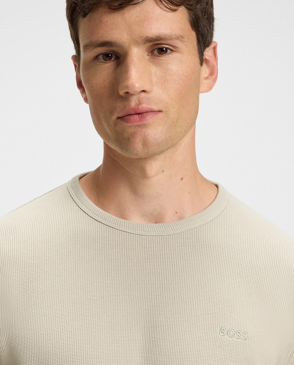 Camisola de Malha Bege-3