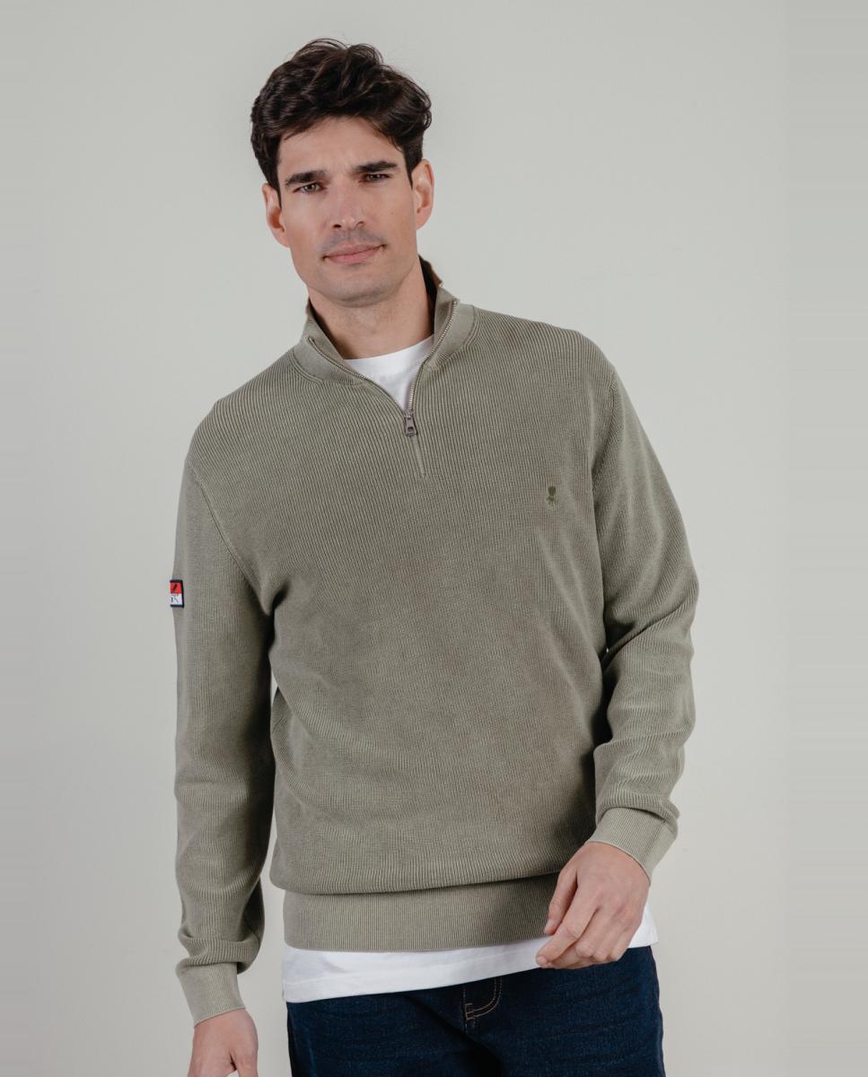 Camisola de Malha Verde-militar-5