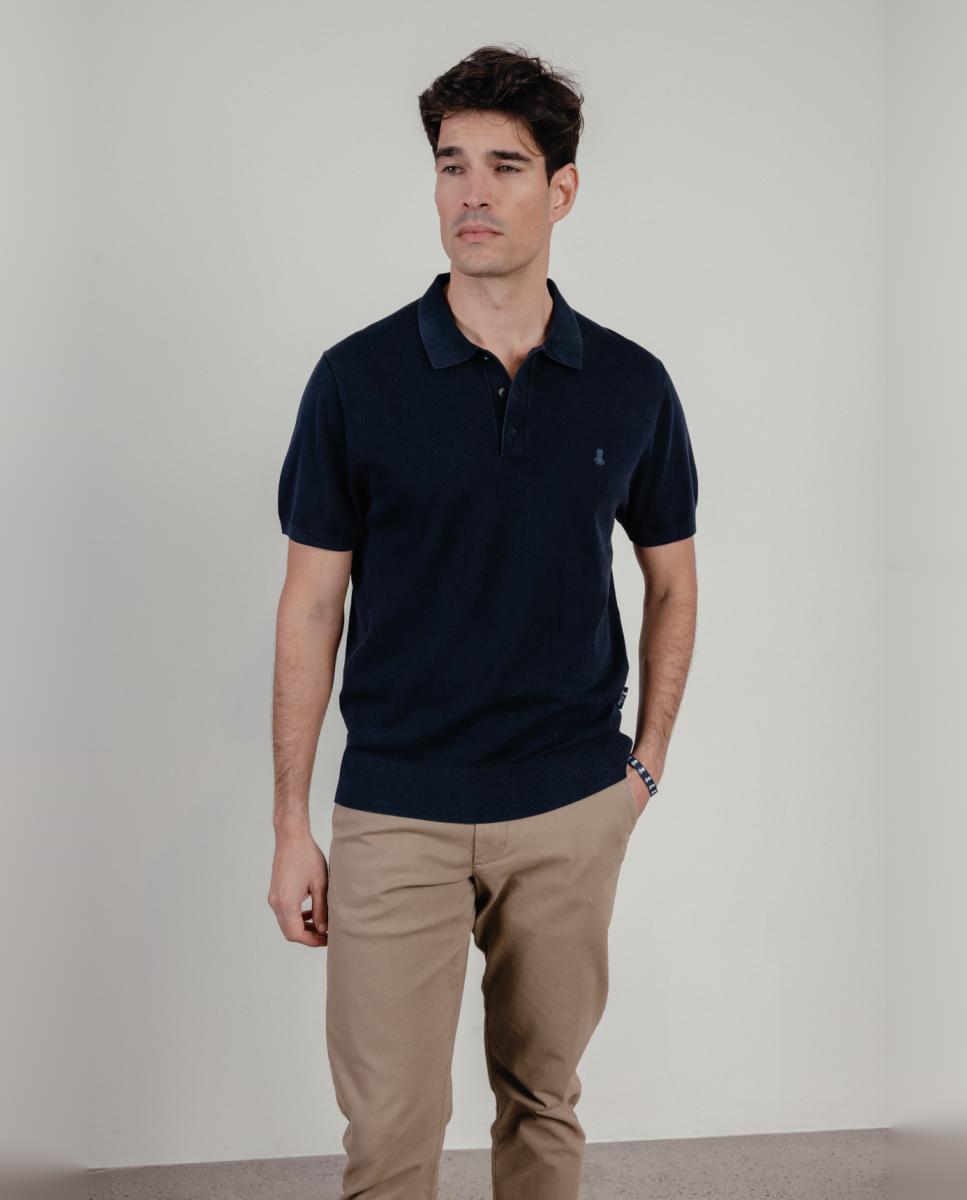 Camisola de Malha Azul-marinho-3