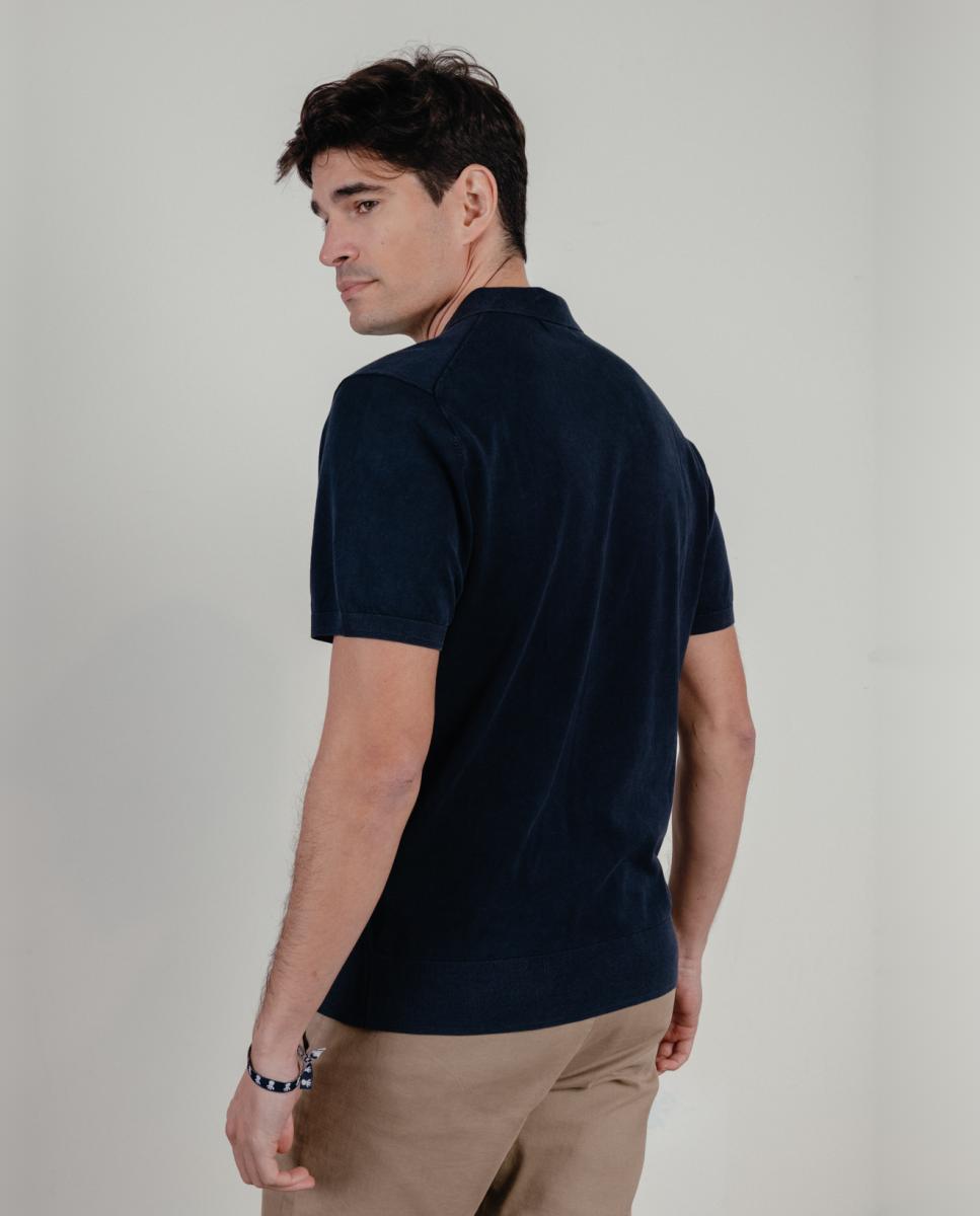 Camisola de Malha Azul-marinho-4