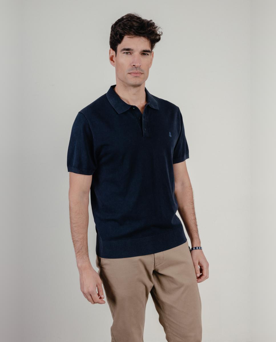 Camisola de Malha Azul-marinho-5