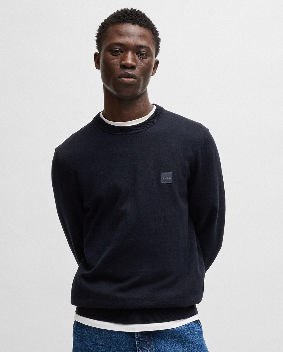 Camisola de homem Azul-marinho-1
