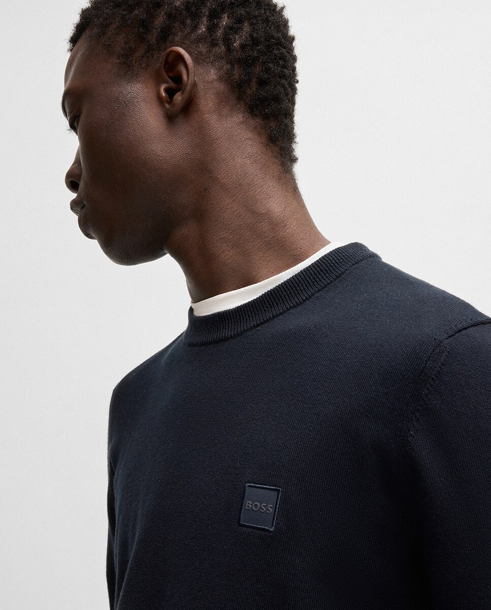 Camisola de homem Azul-marinho-3