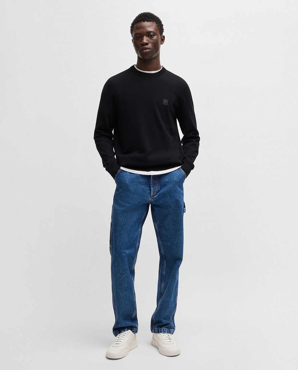 Camisola de homem Azul-marinho-6