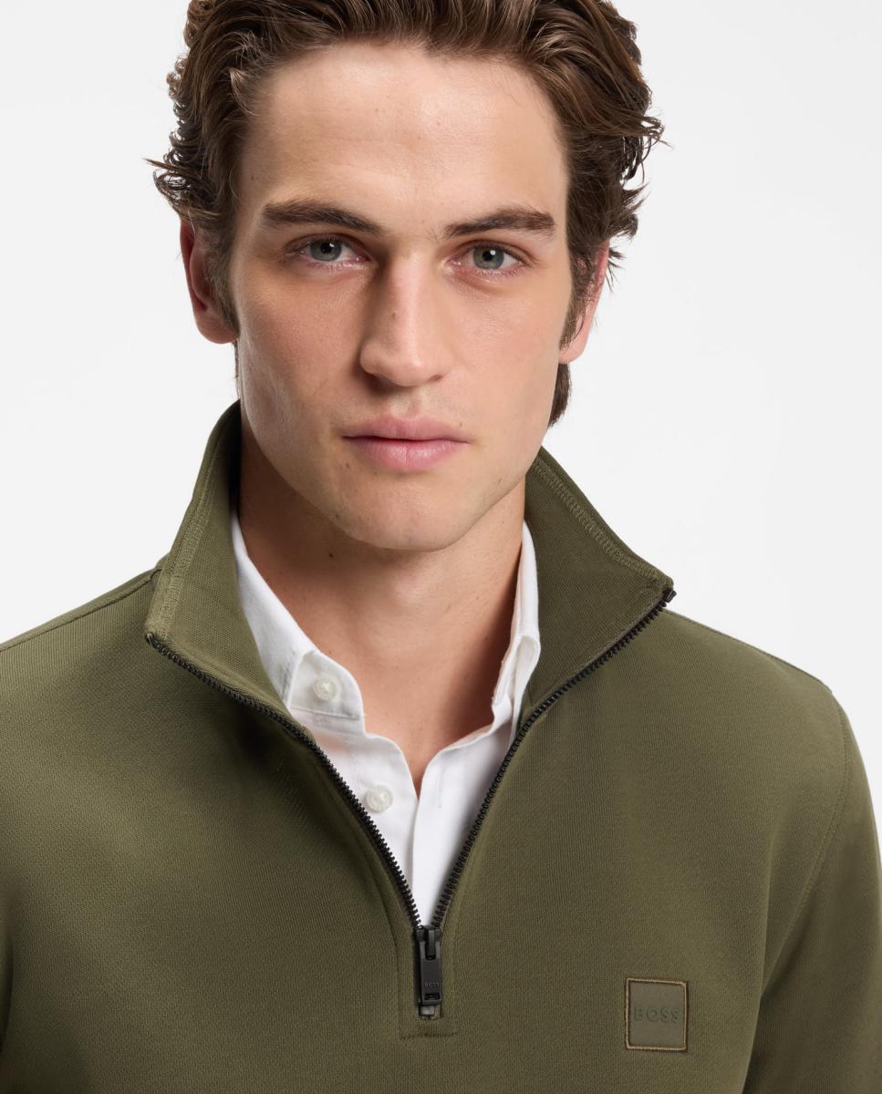 Sweatshirt de Manga Comprida Verde-3