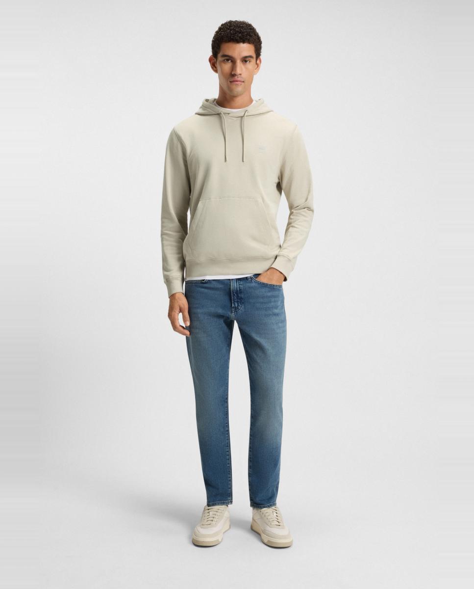 Imagem 0 de Sweatshirt em Felpa de Algodão com Capuz e Remendo de Logótipo