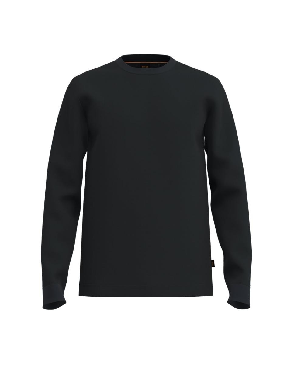 Sudadera manga larga de hombre. - Boss - Negro Negro-1