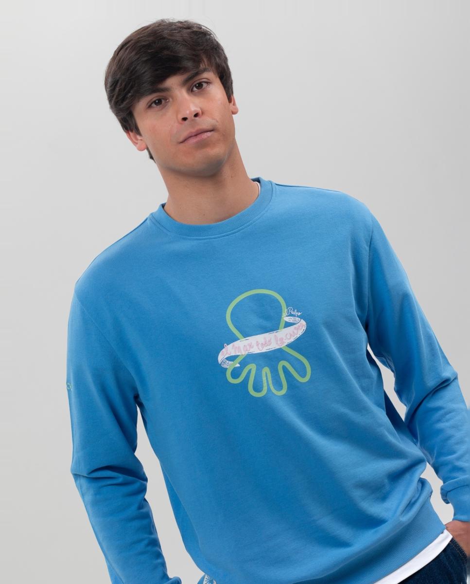 Imagen 0 de Sudadera hombre Azul